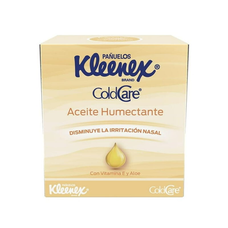 Pa&ntilde;uelos Desechables Kleenex Cold Care Con Acei... image number null