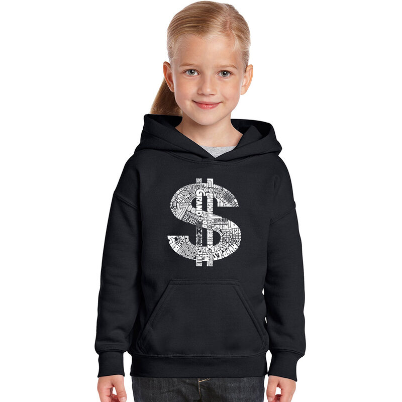 Sudadera Con Capucha Word Art Para Ni&ntilde;a - Signo... image number null