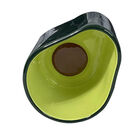 Taza De Cer&aacute;mica Ideen 300 Ml Aguacate Y Hueso Al Fondo