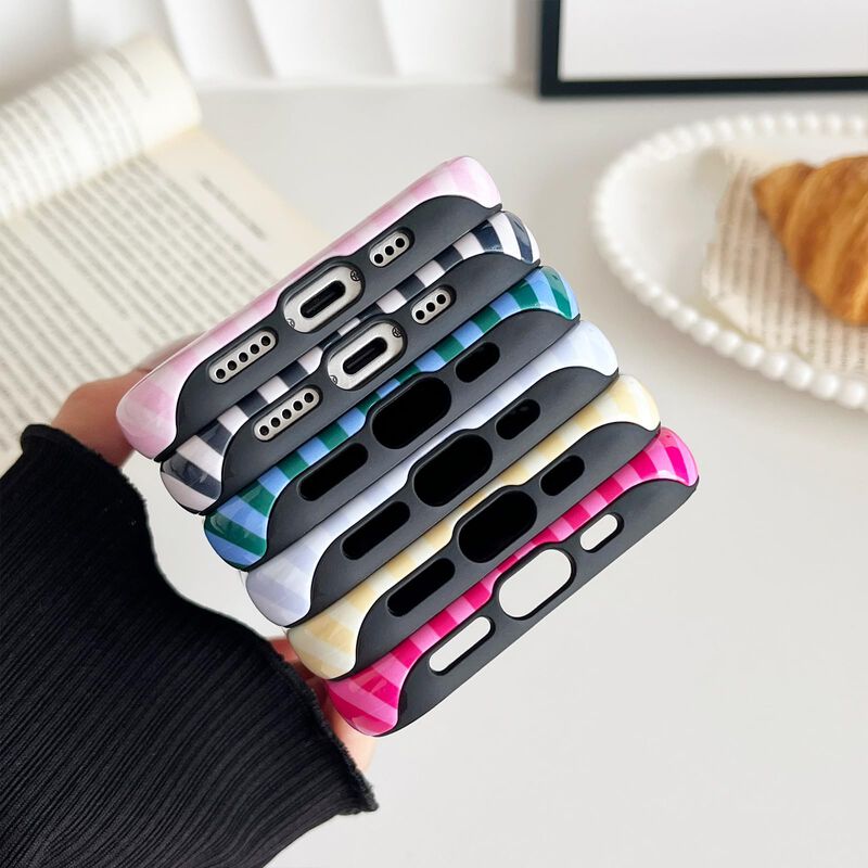 Funda CHEDEMK para iPhone 16 de 6,1" con Rayas ... image number null