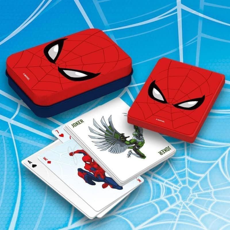 Baraja De Cartas Spider-Man Marvel Con Caja Met... image number null
