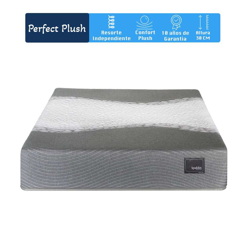 Colch&oacute;n Spaldin Individual Perfect Plush Suave image number null