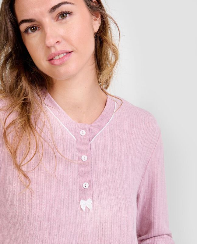 Pijama de Canal&eacute; Rosa Rosa image number null