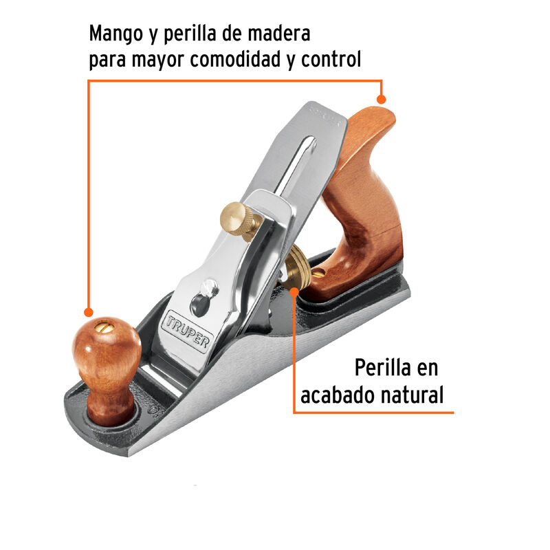 Cepillo para Carpintero # 4 Liso Truper image number null