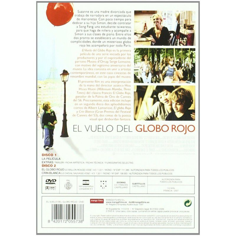 El Vuelo Del Globo Rojo [dvd] image number null