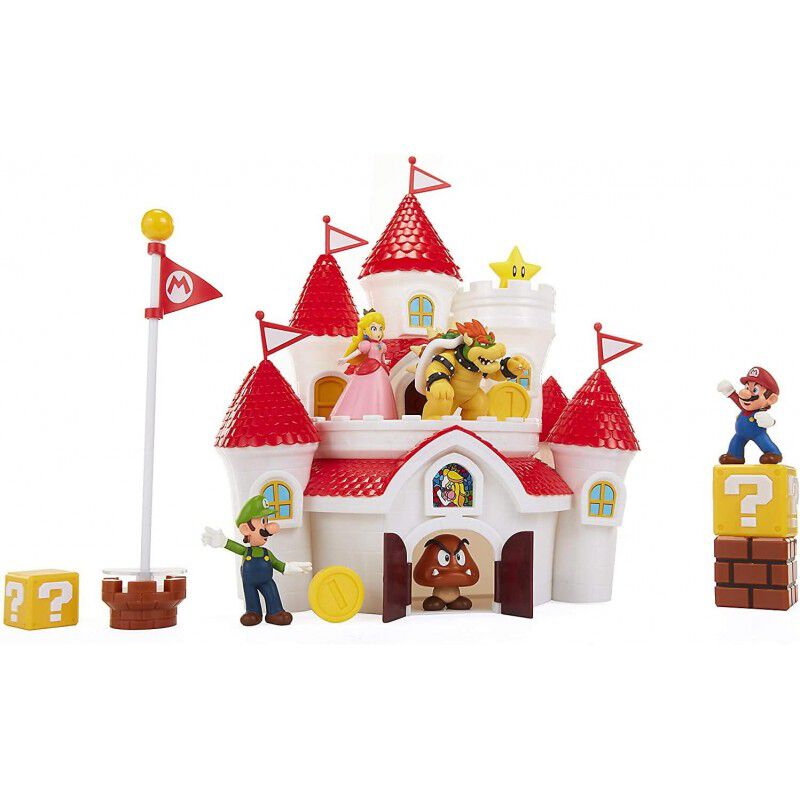 Pack Castillo Y Figuras Super Mario Bros Reino ... image number null