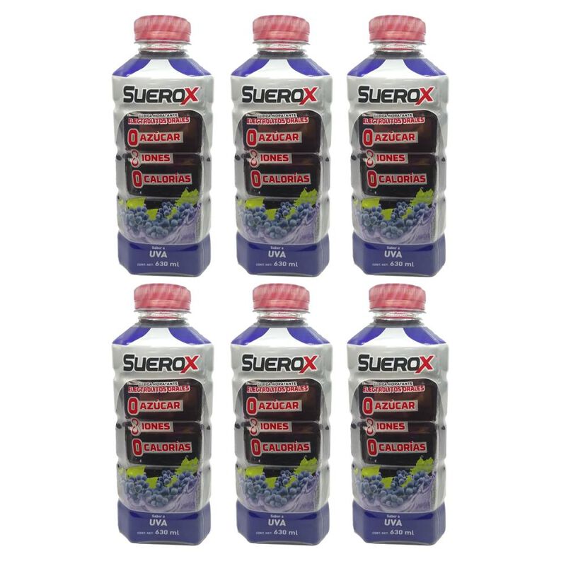Suerox Uva Seis Pzs Con 630 Ml C/u - 6 Piezas image number null