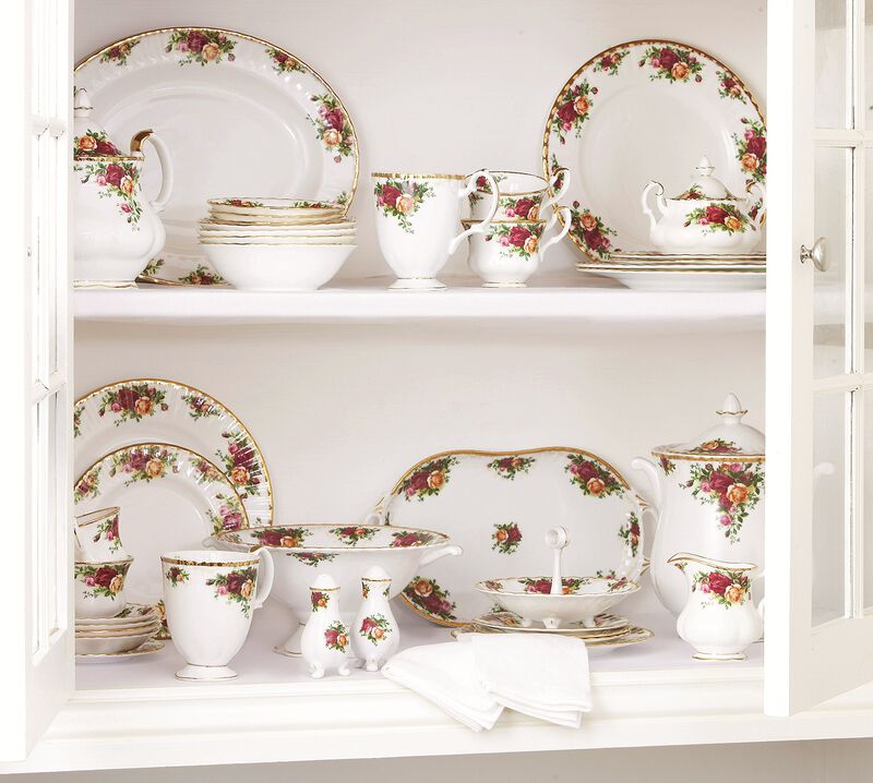Juego De T&eacute; Royal Albert Old Country Roses De 9... image number null