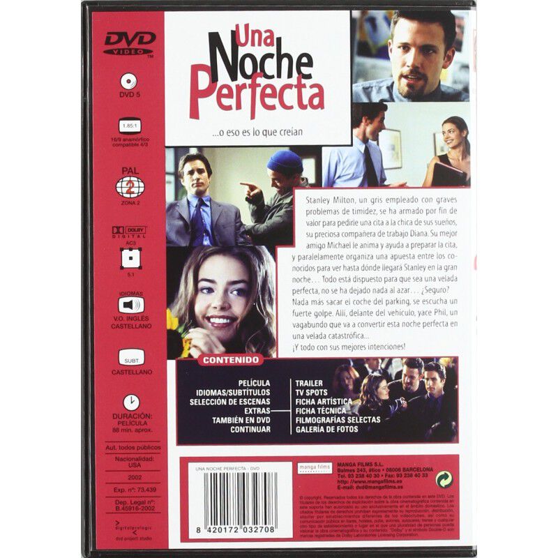 Una Noche Perfecta (2002) [dvd] The Third Wheel image number null