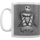 Taza Misfit Love Jack Skellington Pesadilla antes de Navidad de cer&aacute;mica 320 ml