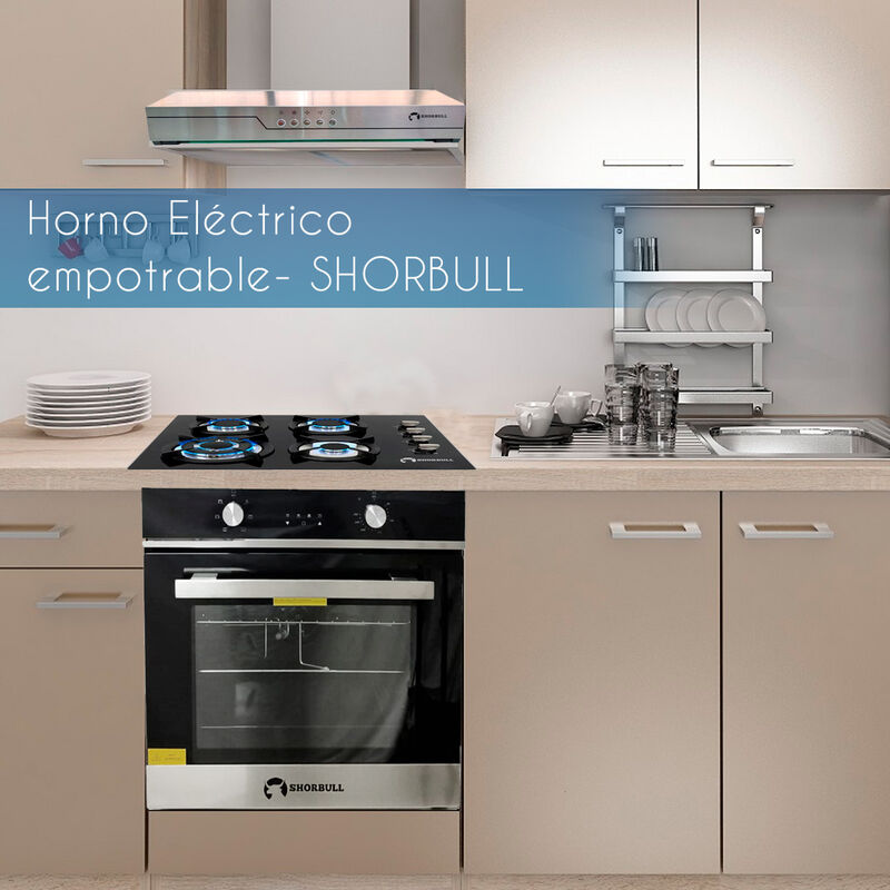Horno eléctrico empotrable 65L Shorbull image number null