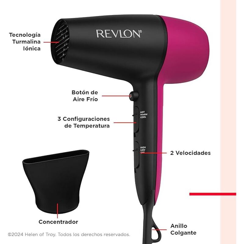 SECADORA DE CABELLO REVLON RVDR5347LA1 ESSENTIA... image number null