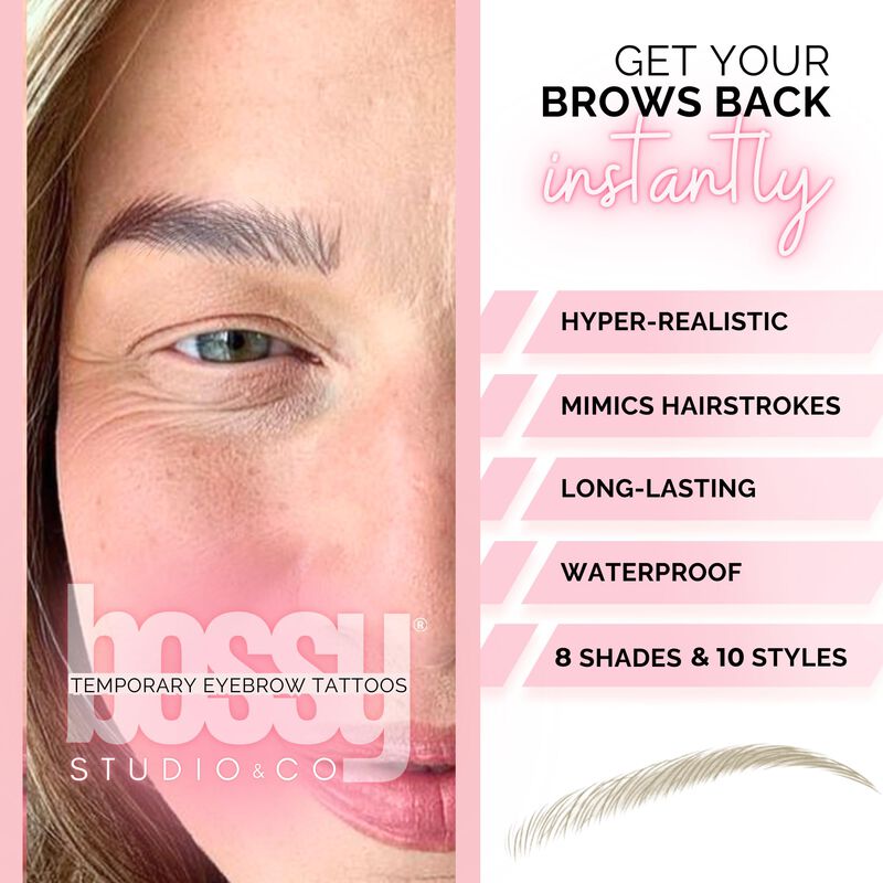 Tatuajes Temporales De Cejas Brows By Bossy &ndash; P... image number null