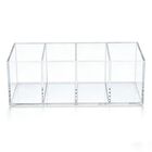 Organizador De Acr&iacute;lico Transparente Csjzzt De 4 Compartimentos