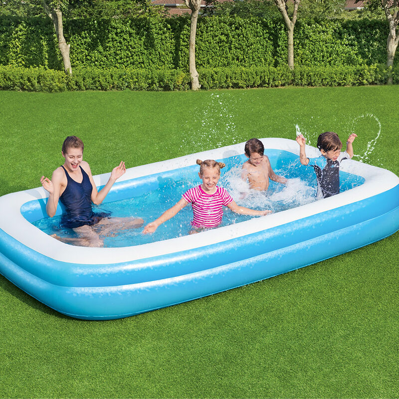 Alberca Inflable Rectangular Infantil Piscina B... image number null