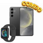 Combo Galaxy S24 128GB/8RAM Negro + Smartwatch