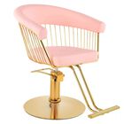 Silla Gold Circular Est&eacute;tica Spa Ajustable Giro 360&deg; Rosa