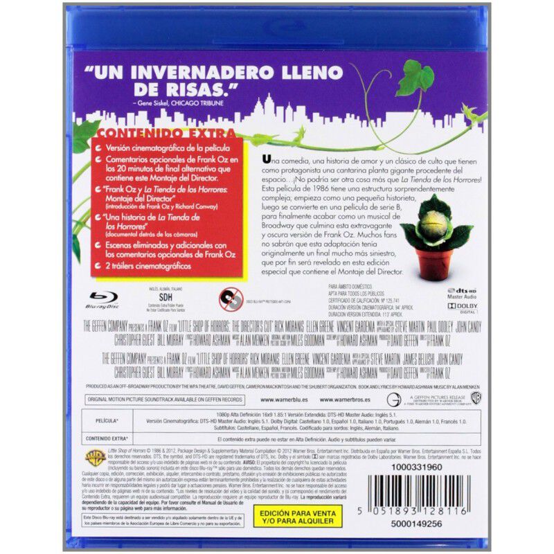 La Tienda De Los Horrores [blu-ray] image number null