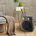Calentador Eléctrico T-Fal SE2210X0 Compact Power Ventila Calefactor color negro
