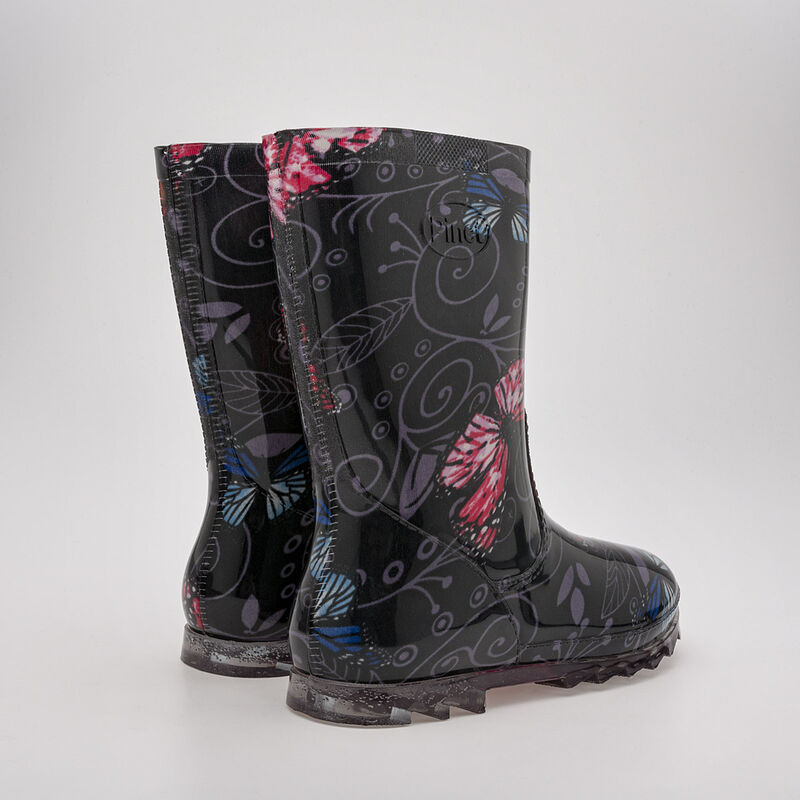 Pinet Botas de lluvia para mujer negro multicol... image number null