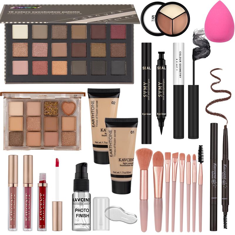 Kit De Maquillaje Kavcent Para Mujeres Adolesce... image number null