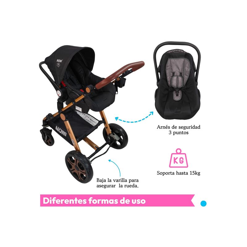 Carriola Multifuncional Plegable Con Respaldo R... image number null