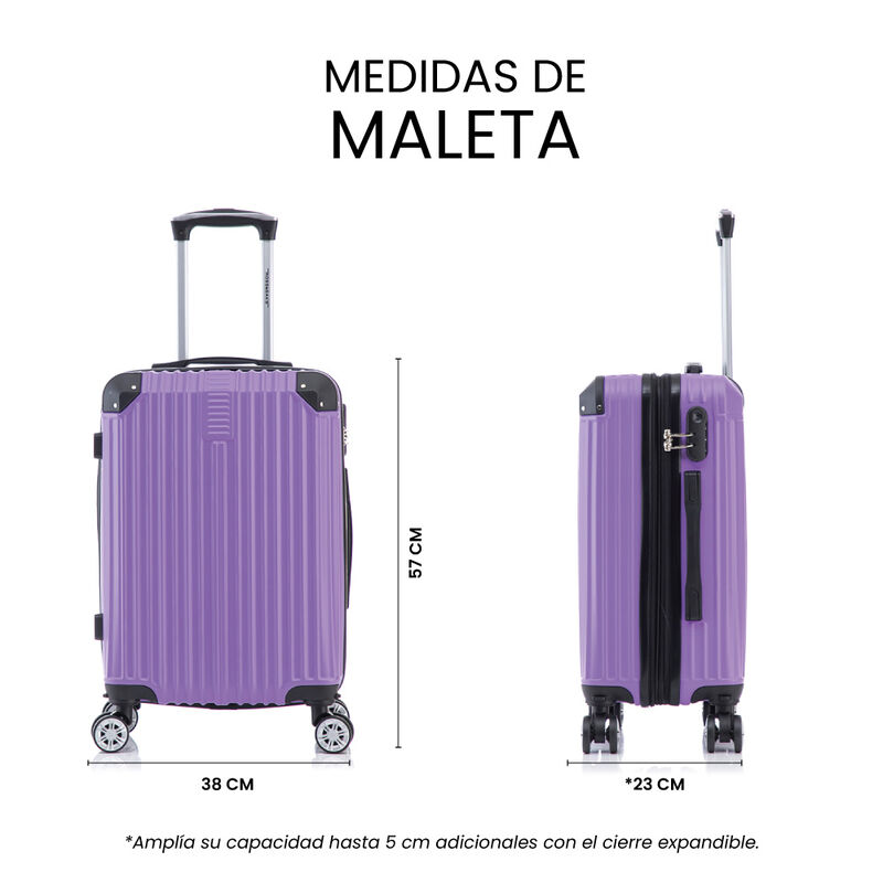 Maleta Expandible de Mano R&iacute;gida con Ruedas 10 ... image number null