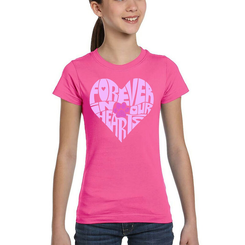 Camiseta Word Art Para Ni&ntilde;a - Forever In Our He... image number null
