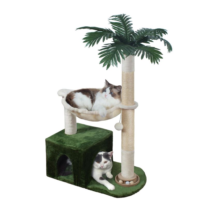 &Aacute;rbol Para Gatos Fantasreen 96 cm Con Hamaca, R... image number null