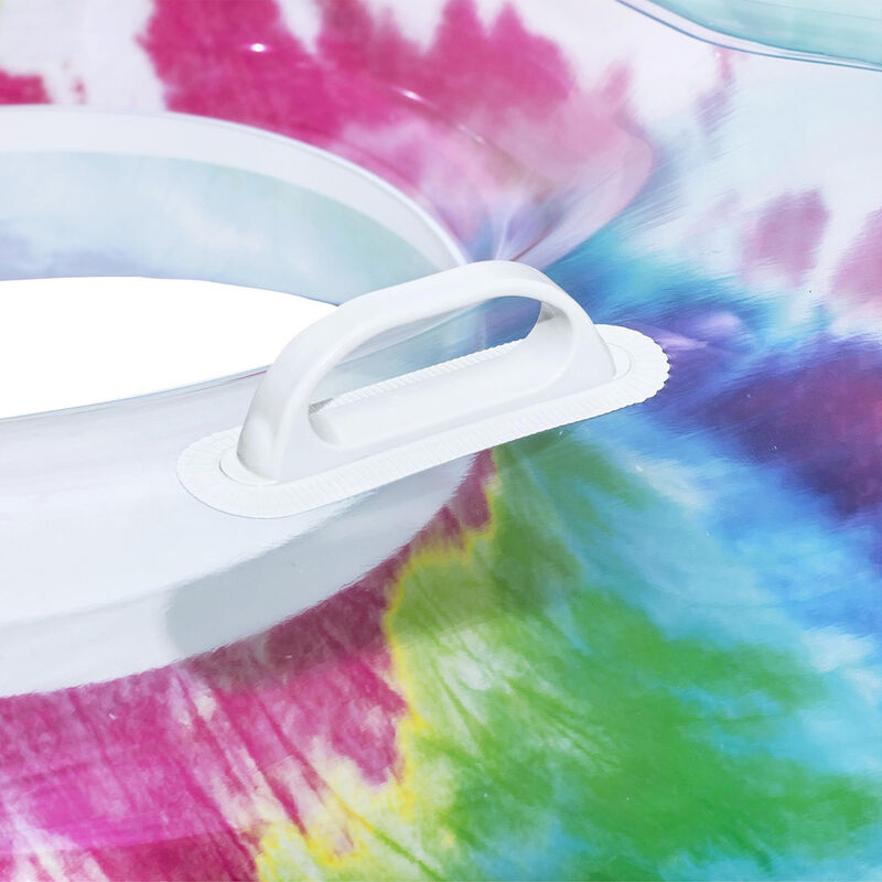 Silla Inflable Con Portavasos Tie Dye Deluxe Be... image number null