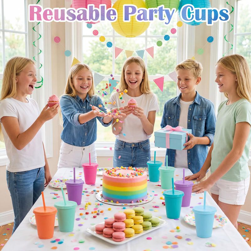 Vasos Reutilizables Sieral Pack De 30 Unidades ... image number null
