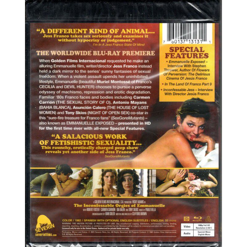 Las Org&iacute;as Inconfesables De Emmanuelle [blu-ray... image number null
