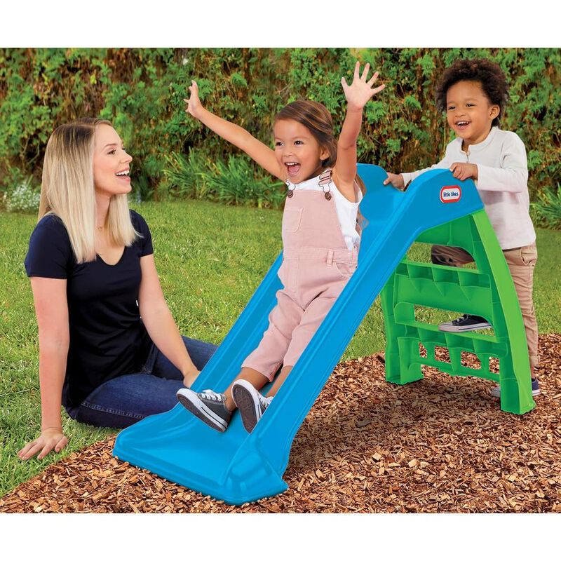 Mi primer tobog&aacute;n de Little Tikes, azul/verde image number null