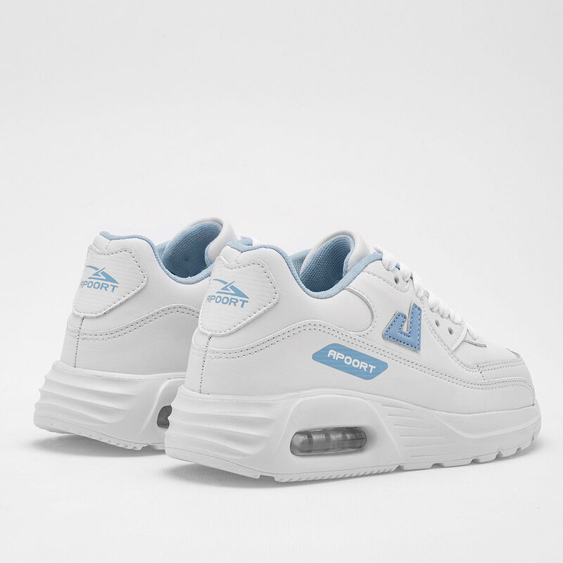 Apoort Tenis deportivo para ni&ntilde;a blanco azul image number null