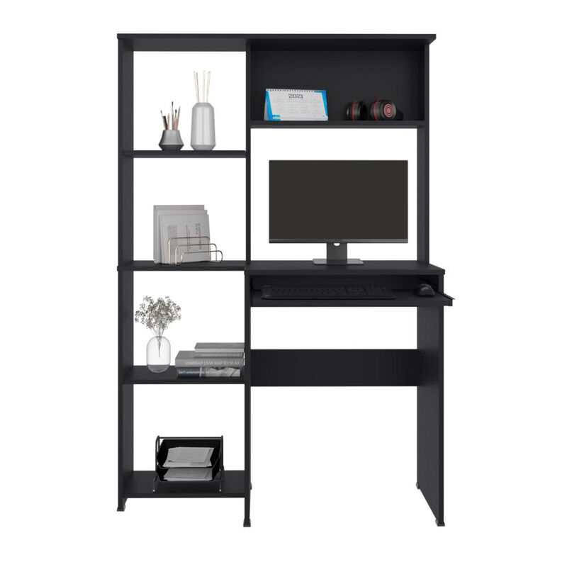 Escritorio Librero Alden Wengue Virtual Muebles image number null