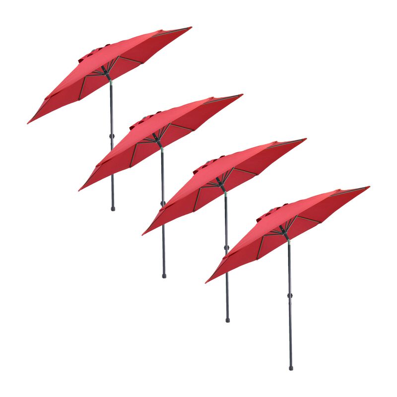 Sombrilla Jardin Playa 2.7 Metros Kit 4 Piezas ... image number null