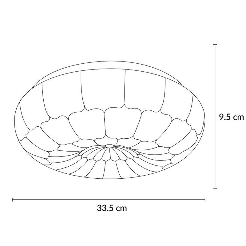 Plaf&oacute;n para techo Cocoon 18w  Mil Luces image number null