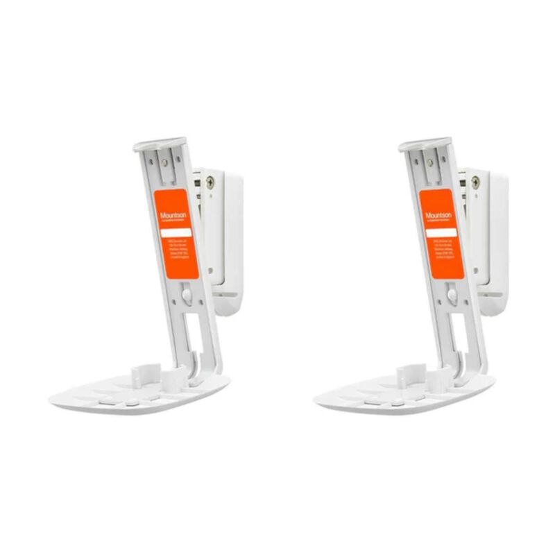 2 Soportes De Pared Mountson Para Sonos One Bla... image number null