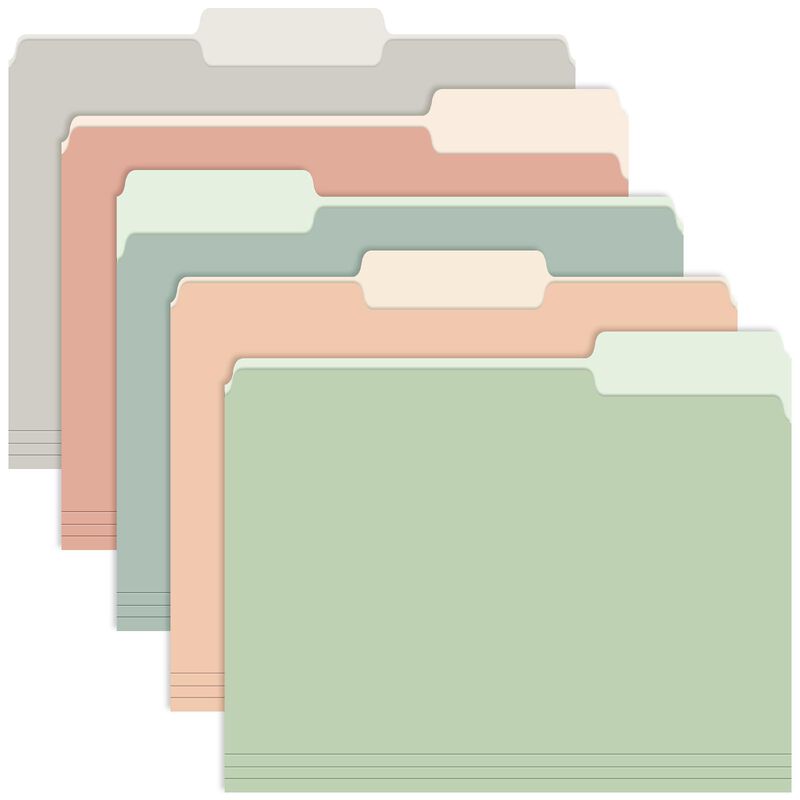 Carpeta De Archivo Wememorn 8,5 X 11 Pulgadas &ndash;... image number null