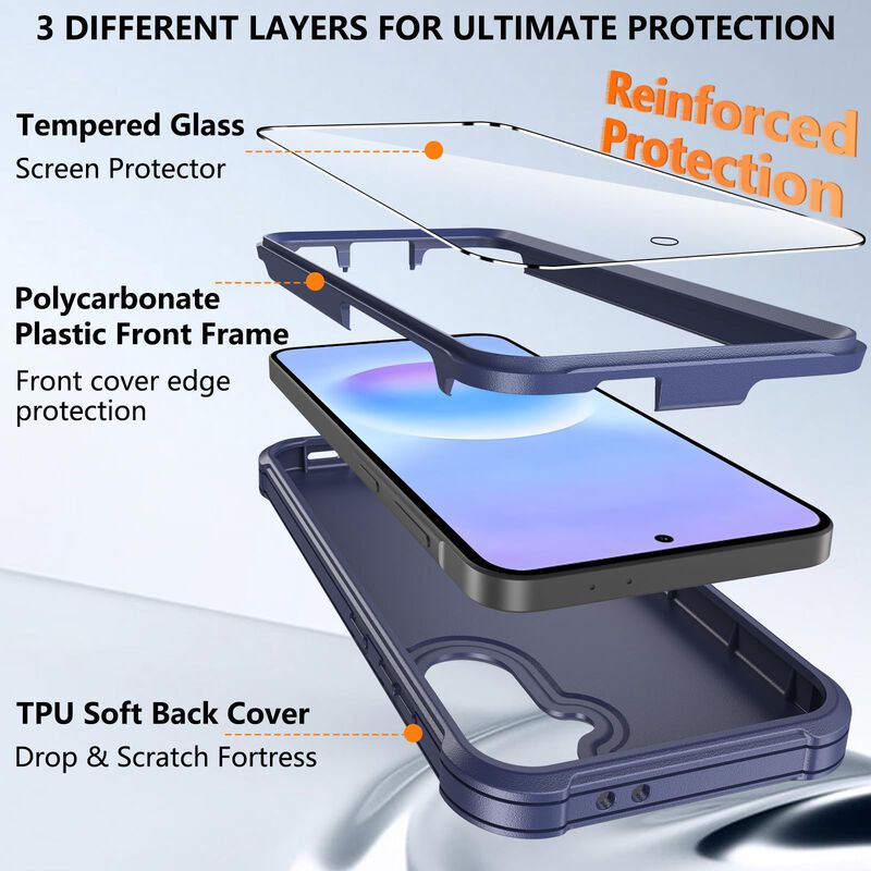 Funda Hensinple para Samsung Galaxy A37 5G + Pr... image number null