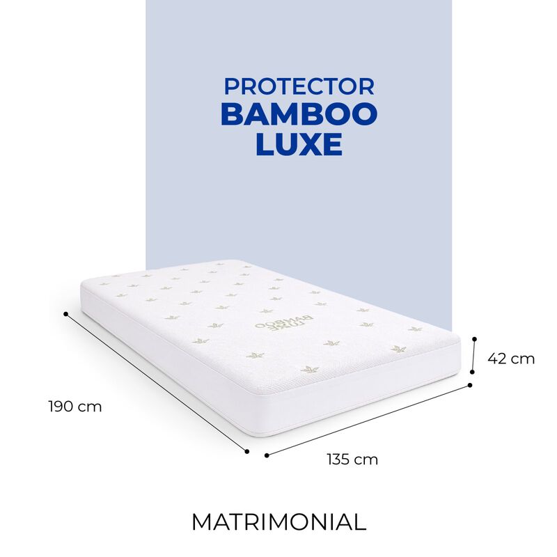 Protector De Colch&oacute;n Spring Air Bamboo Luxe Mat... image number null