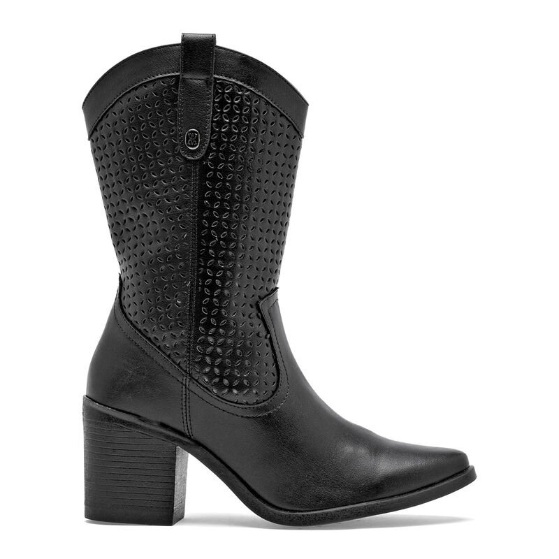 Moramora Bota Tac&oacute;n Para Mujer Negro Cod 140681... image number null