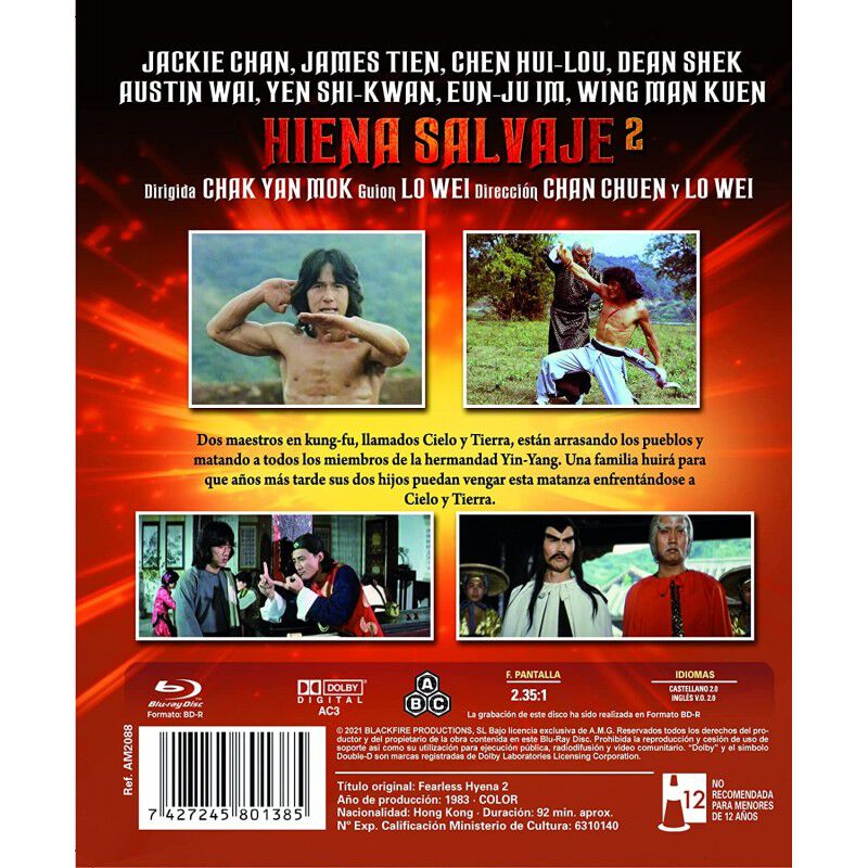 Hiena Salvaje 2 (Bd-R) (Blu-ray) (Long Teng Hu ... image number null