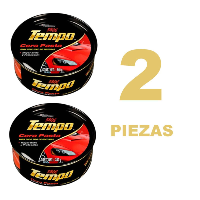 Cera Pasta Tempo todo tipo pinturas 340g kit 2 ... image number null