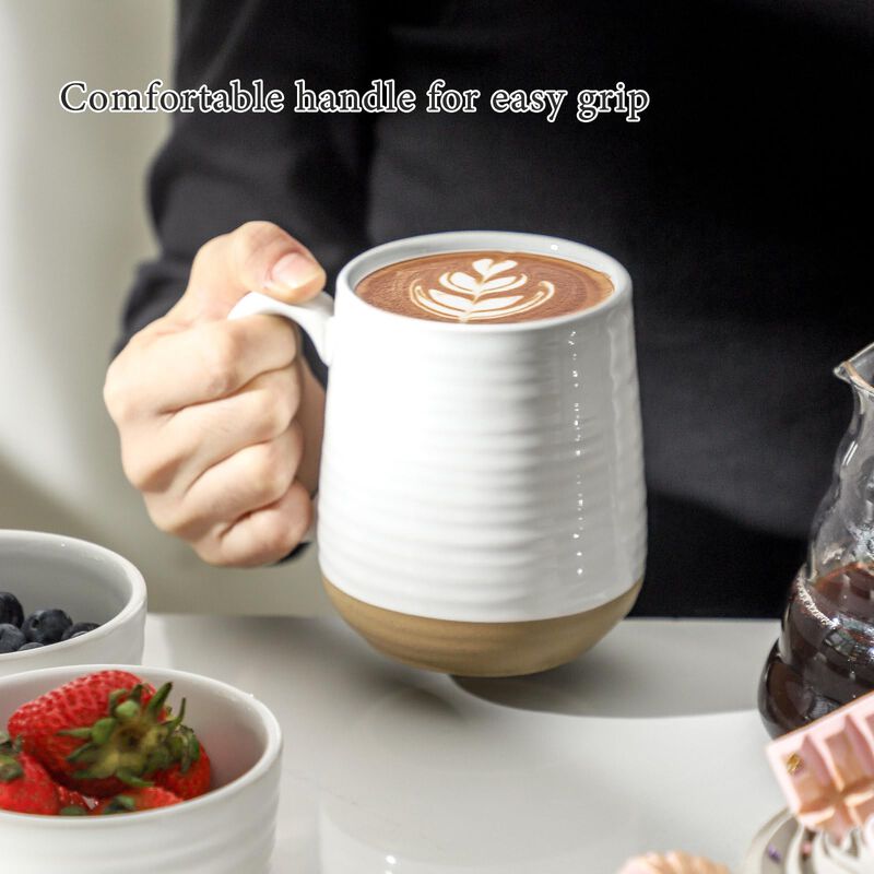 Juego De 4 Tazas De Caf&eacute; Hasense 430 ml Cer&aacute;mic... image number null