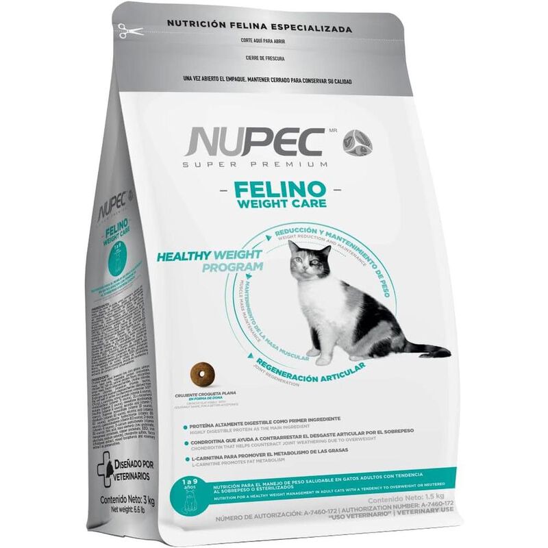 Nupec Felino Weight Care 1.5kg mas Pelota Spiny... image number null
