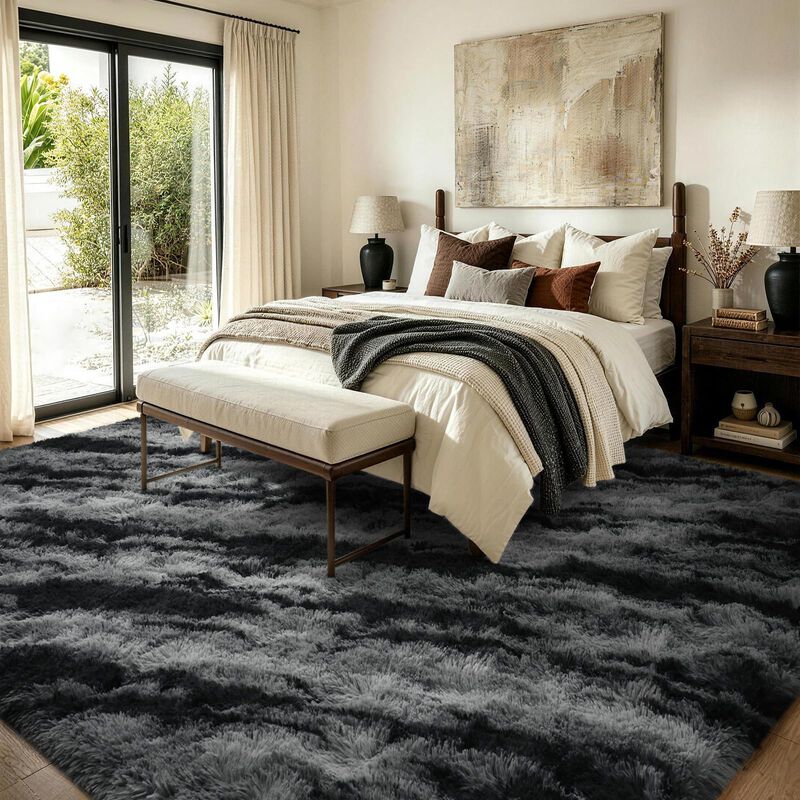 Alfombra Finr&egrave;c Home 244 &times; 152 cm Con Rayas Tie... image number null