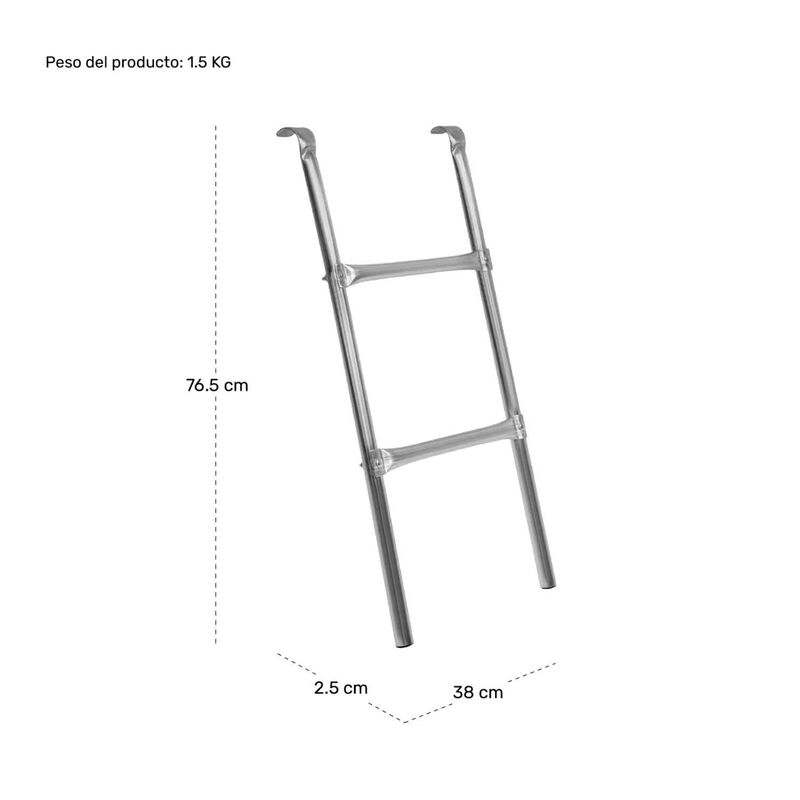 Escalera Trampolin Universal De 2 Pasos Peldaño... image number null