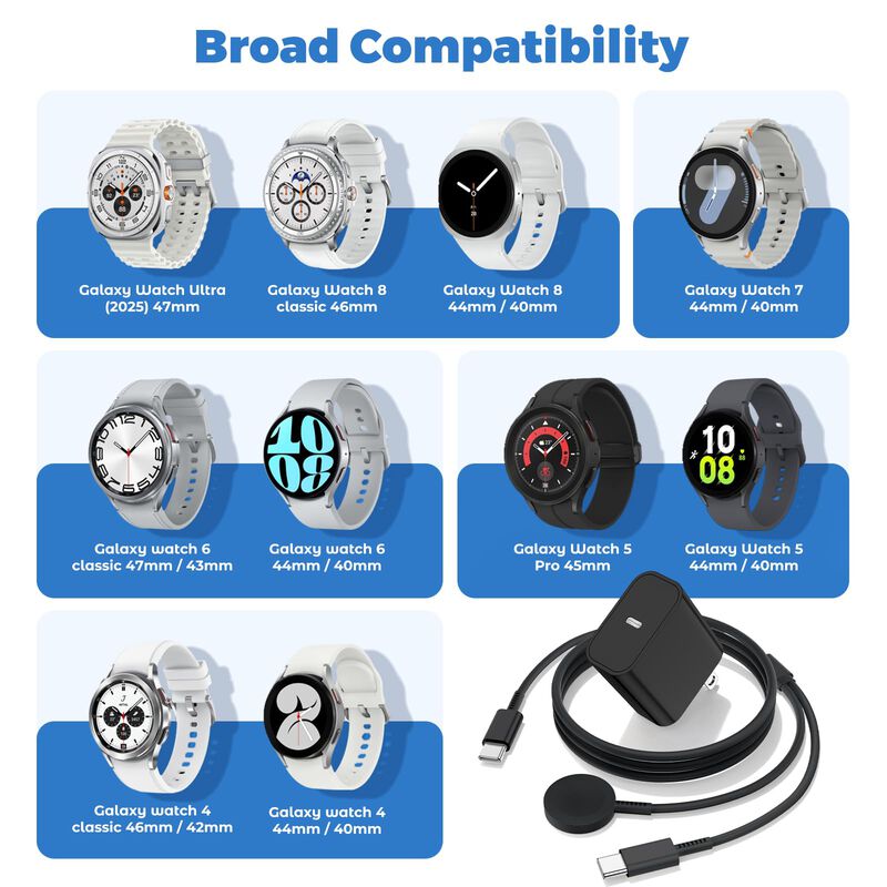 Cargador CNDONS 2 en 1 para Reloj Inteligente y... image number null