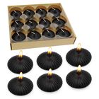 Velas Flotantes Yosicil Pack De 24 - 5 cm Negro